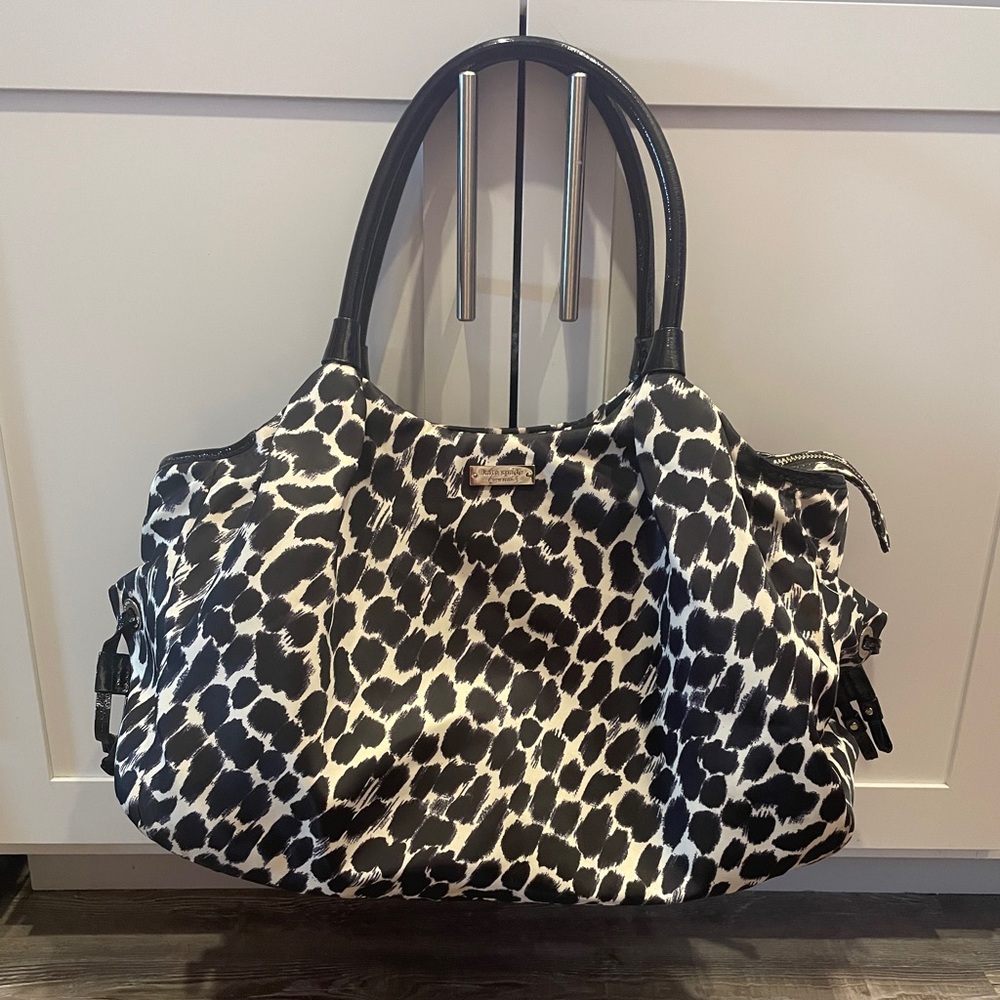 Kate spade leopard baby bag